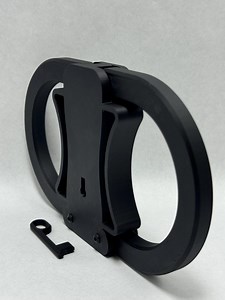 Retro 3D Printed Black Toy Handcuffs, Durable Plastic for Costumes - Etsy Canada