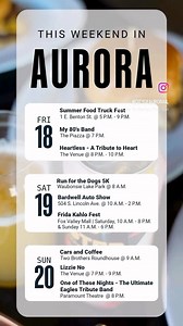 We've got some thrilling weekend plans lined up and we can't wait to make unforgettable memories these next few days! 🤩 | City of Aurora, IL, Government