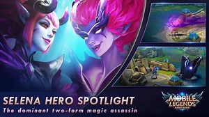 The dominant two-form magic assassin Selena is coming out on July 10th! Check out her incredible ganking abilities in the latest hero spotlight trailer. #MobileLegendsBangBang #MLBBNewHero | Mobile Legends: Bang Bang
