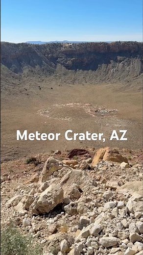 Scanning Meteor Crater | Arizona’s Giant Impact Site in 15 Seconds