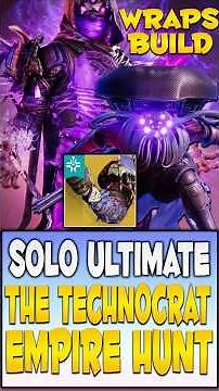Prismatic Hunter Mothkeeper's Wraps Build! Solo Ultimate The Technocrat Empire Hunt | Destiny 2
