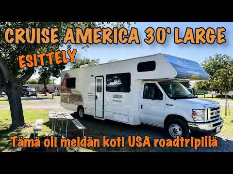 This was our home on our USA road trip - Cruise America 30’ Large review