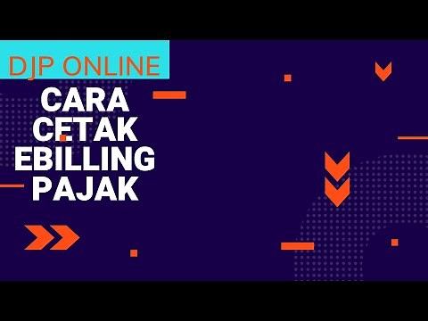 CARA CETAK EBILLING PAJAK DI DJP ONLINE