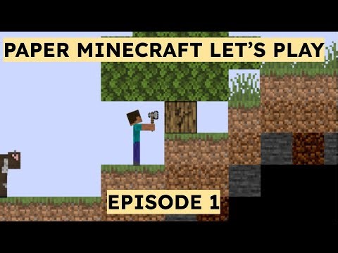 A fresh new world in MODDED Paper Minecraft! | Ep. 1