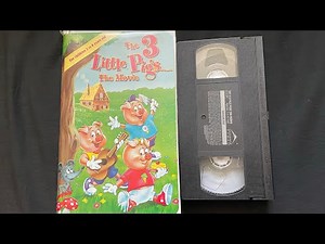 Opening To The 3 Little Pigs: The Movie 1996 VHS