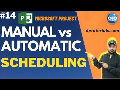 Learn About Manually Schedule vs Auto Schedule In Microsoft Project 2016
