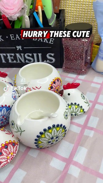 Ceramic salt cellar！ On flash sale today! #kitchenfinds #tiktokshop #fyp #storagegadgets #TikTokitems