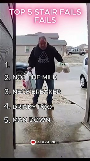 TOP 5 FALLING DOWN STAIRS FAILS