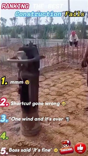#Engineering Failed Bad 😭#constructionfails #funnyfails #viralshorts