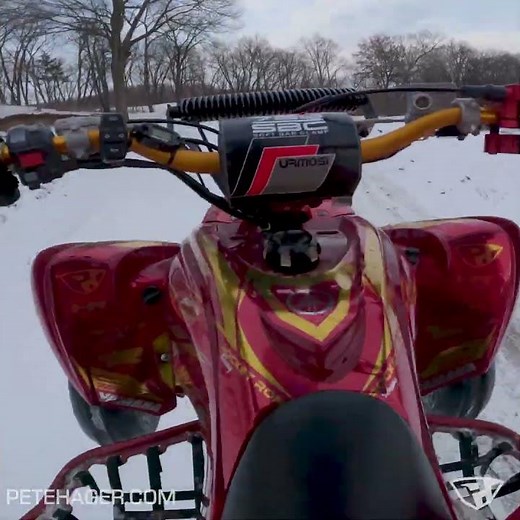 Raptor 700 Winter MX Riding