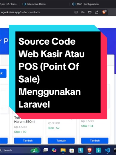 Source Code Web Kasir Menggunakan Laravel