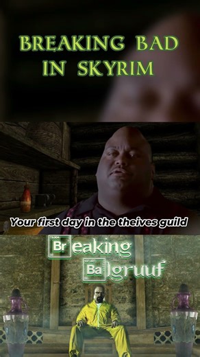 Breaking bad in skyrim #elderscrollsmemes #skyrim #elderscrolls #gaming #memes