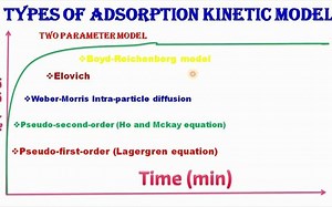 Types of adsorption kinetic model