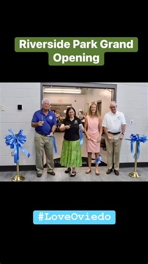 Senior programming has a home at Riverside! You can also find a half-size Olympic pool, Wally ball/racquet ball courts, lots of green open space, tennis courts, and more! Glad to have this park back to full capacity after a long recovery after Hurricane Ian filled it with 3 feet of water. #LoveOviedo | Megan Sladek