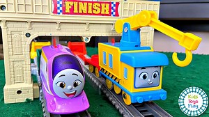 17K views · 183 reactions | We've got some new All Engines Go Thomas and Friends trackmaster trains on Kids Toys Play, including Kana, Carly the Crane and Deliver the Win Diesel. Will they win the race for the sodor cup? | Kids Toys Play | Facebook