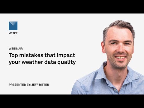 Webinar--Top mistakes that impact your weather data quality