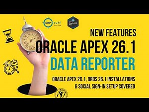 Installing Oracle APEX 26.1 with ORDS 26.1 & New Feature Data Reporter on Oracle Database 26ai Free