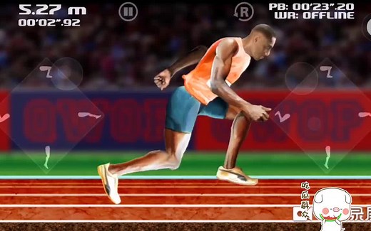qwop老玩家百米最好成绩23.20，有更快的吗？B站新人奉上技术贴视频教程，看完你一定比我更快！
