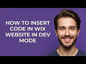 How to Insert Code In Wix Website In Dev Mode - GUIDE!