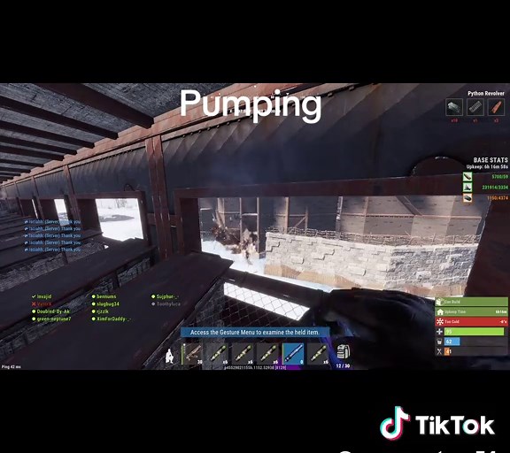 Raiding Saturn's Clans in Rust Gameplay