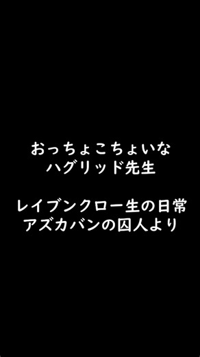 ハグリッド先生…大丈夫かな？🤔 レイブンクロー生の日時 アズカバンの囚人より おっちょこちょいなハグリッド先生 #ハリーポッター #harrypotter #ファンタスティックビースト #fantasticbeasts #舞台俳優 #ハグリッド#アズカバンの囚人