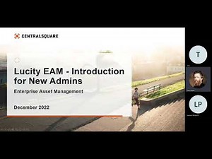 Introduction for new Lucity EAM Administrators