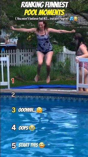 Ranking Funniest Pool Moments 🌊🏊‍♂️ | Funny Video