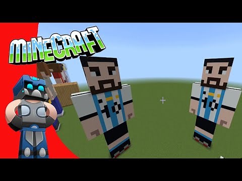 Minecraft: How to Make a Messi Argentina Skin Tutorial