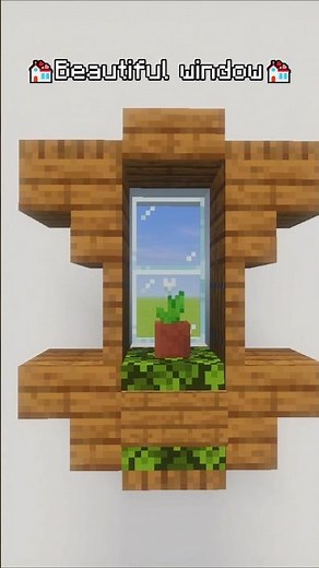 How to build a BEAUTIFUL Window in Minecraft 💎⛏️
