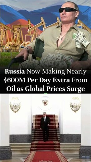 Russia Making $600M a Day From Oil