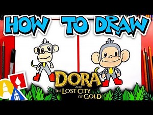 How To Draw Boots From Dora And The Lost City Of Gold