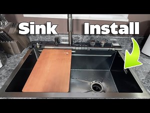 Lefton KS2207 Sink Install & Review | Waterfall Faucet, LED Display, Accessories + Garbage Disposal