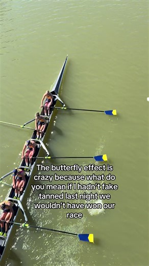 The Butterfly Effect in Rowing: A Fun Perspective