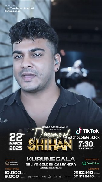 Dreamz of Shihan Concert in Kurunegala