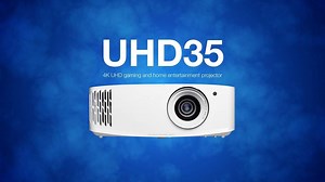Optoma UHD35 - 4K UHD gaming and home entertainment projector