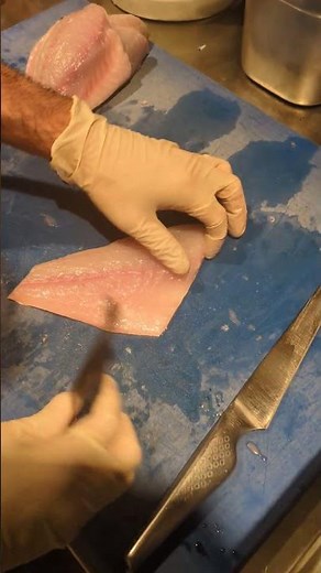 how to clean and prepare an sea bream fillet