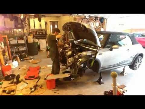 Time lapse - Clutch replacement MINI Cooper S 2005 Convertible R52