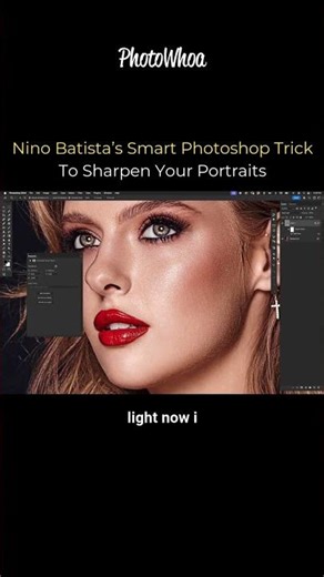 EASY Photoshop Trick To Sharpen Your Portraits | High Pass Filter #photoshop