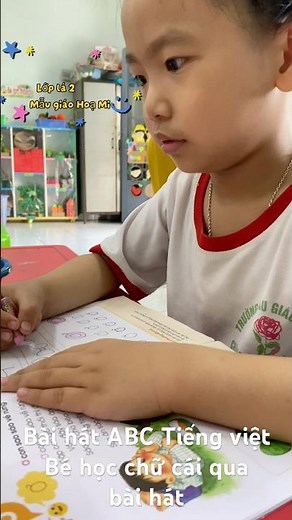 Vietnamese ABC song - Help children learn letters through the song My Huong preschool #shorts