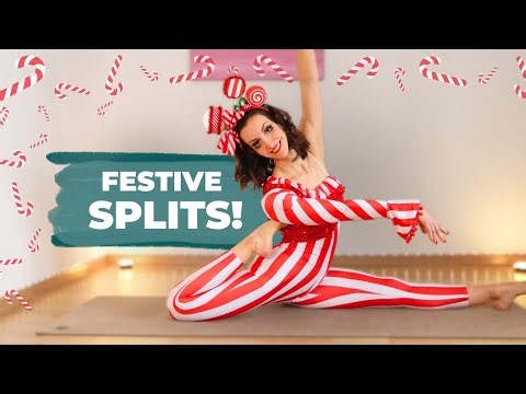 Flexibility Contortion Festive Splits Class 🍬 Music Only, Follow Along 🌟