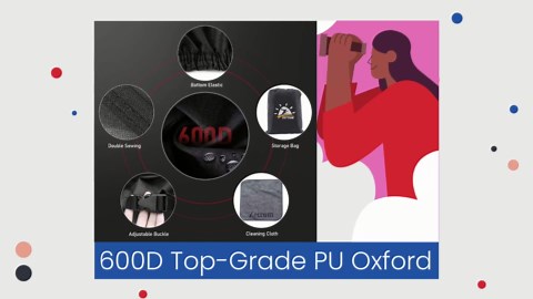 Zettum Zero Turn Mower Cover - Zero-Turn Lawn Mower Covers Waterproof & Heavy Duty, 600D Outdoor Universal Fit Mower Cover with Storage Bag for Greenworks, EGO, Craftsman, Husqvarna, Honda and More