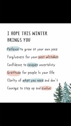 "Hope in the Chill: 6 Affirmations for Winter"