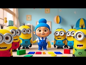 Pocoyo's Colorful Lesson with the Minions