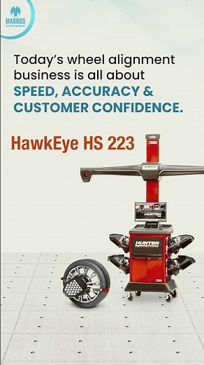 Still Using a Hunter HS200 Wheel Aligner? Here’s Why Workshops Are Moving to the new HawkEye HS223!