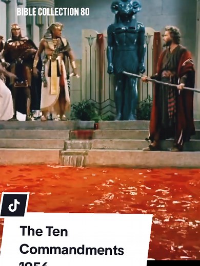 Moses makes Miracle and Turns Water Into Blood The Ten Commandments Moses comes before Rameses again and turns the river Nile to blood. Moses makes Miracle from the book of EXODUS chapter 7 verse 17 to 25 in the old Testament the Bible #bible #jesus #faith #christianity