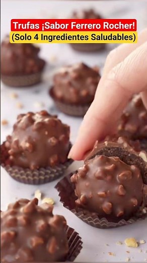 Homemade Truffles in the Style of Ferrero Rocher (No Added Sugar!) #alternativehealth