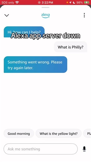 Errores en la conexión de la app Alexa