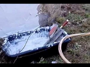 enduit facade ! application manuel !