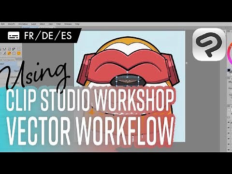 How to ink and COLOR with vectors in Clip Studio Paint! | Dadotronic