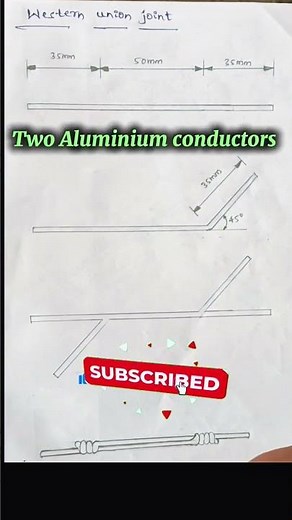 🔥Western union joint #wire joint #wiring method